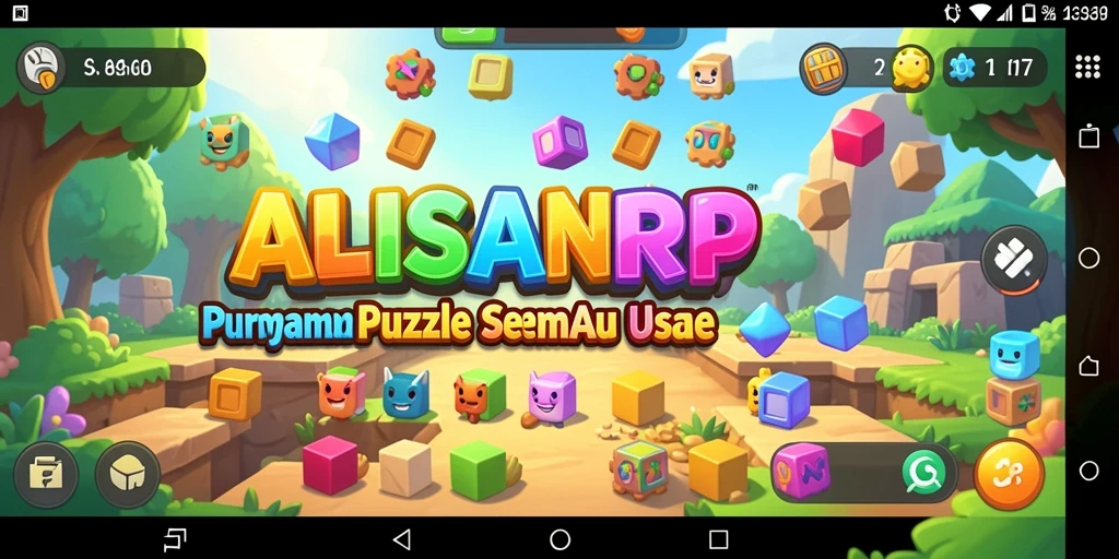 Tampilan gameplay seru dari ALISANRP yang penuh tantangan Puzzle.