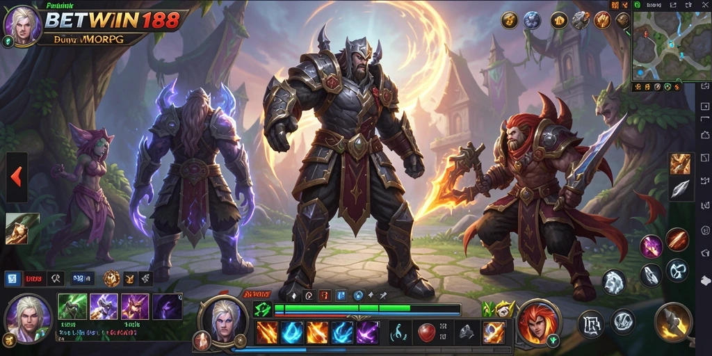 Gameplay seru BETWIN188 dengan aksi seru di dunia MMORPG.
