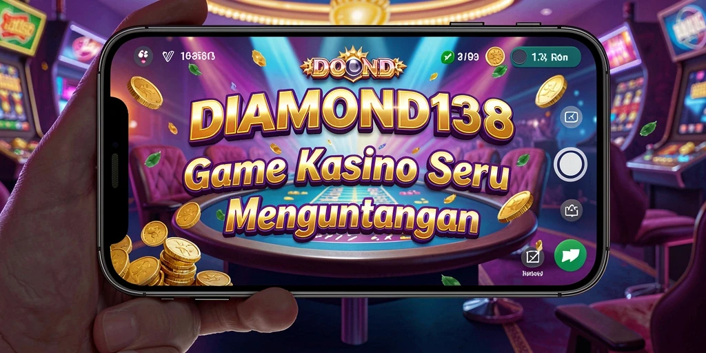 Tampilan gameplay menarik di DIAMOND138 dengan berbagai permainan kasino.