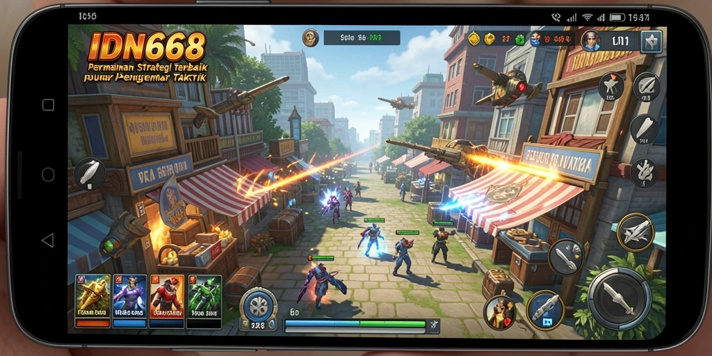 Tampilan gameplay <strong>IDN668</strong> yang mendebarkan dan penuh taktik.