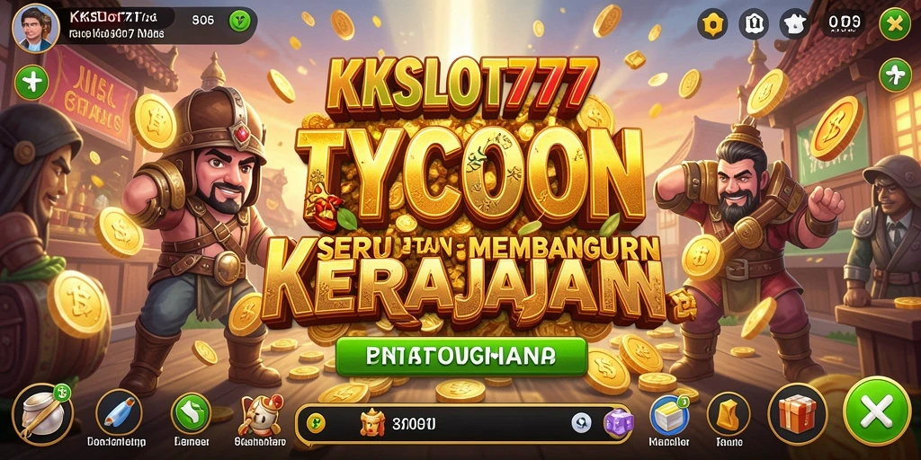 Gameplay Tycoon yang seru dan menantang di KKSLOT777.