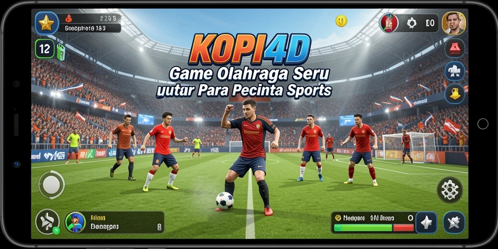 Tampilan gameplay KOPI4D yang seru dan dinamis.
