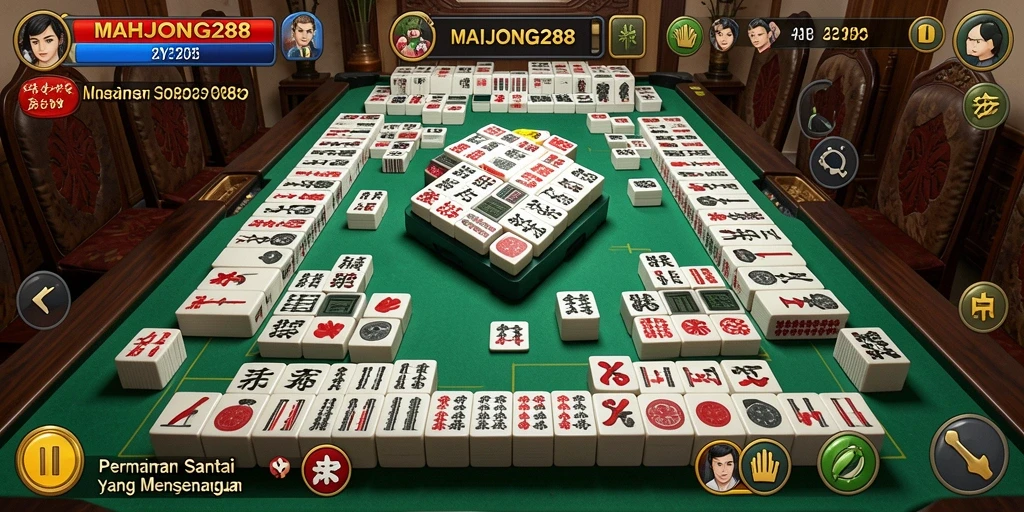 Tampilan menarik dari gameplay MAHJONG288 yang mengasyikkan.