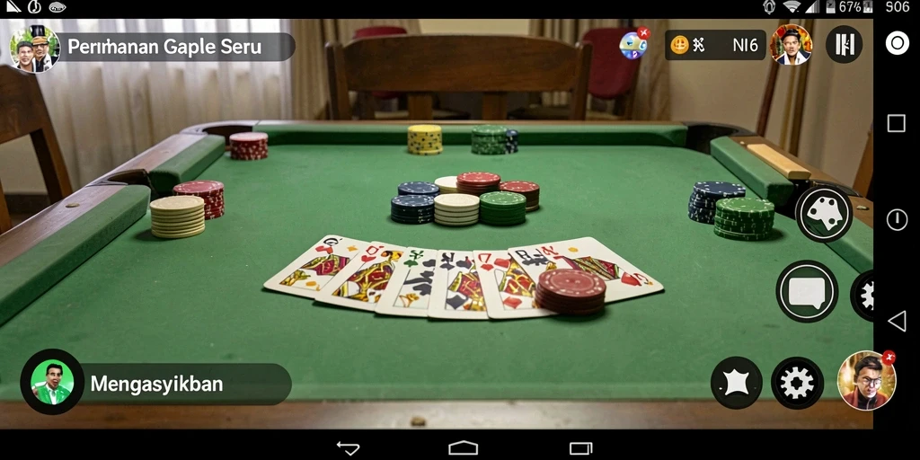 Gameplay menawan N06 yang penuh aksi Gaple.