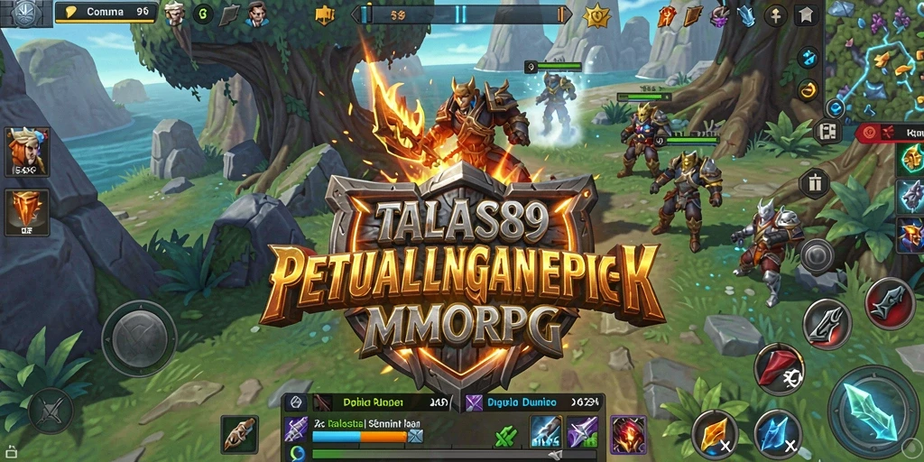 Tampilan gameplay menarik dari TALAS89 di dunia MMORPG.